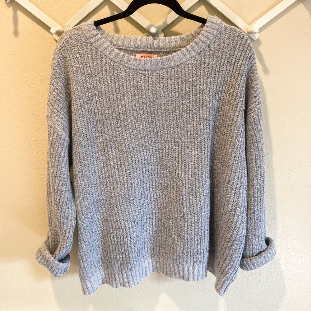 Evri Grey Pullover Sweater in Grey